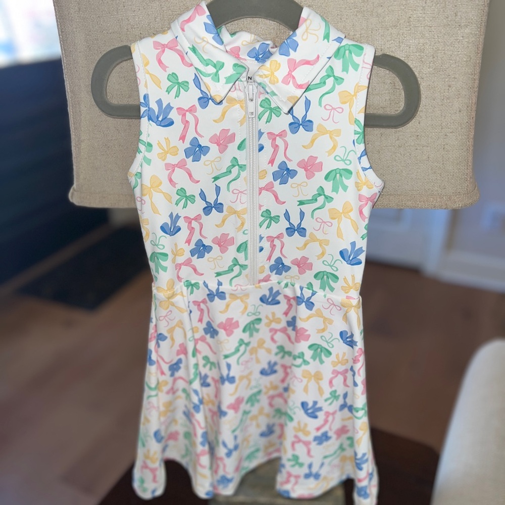 Swoon Active Bow Colllar Tennis Dress - 4T
